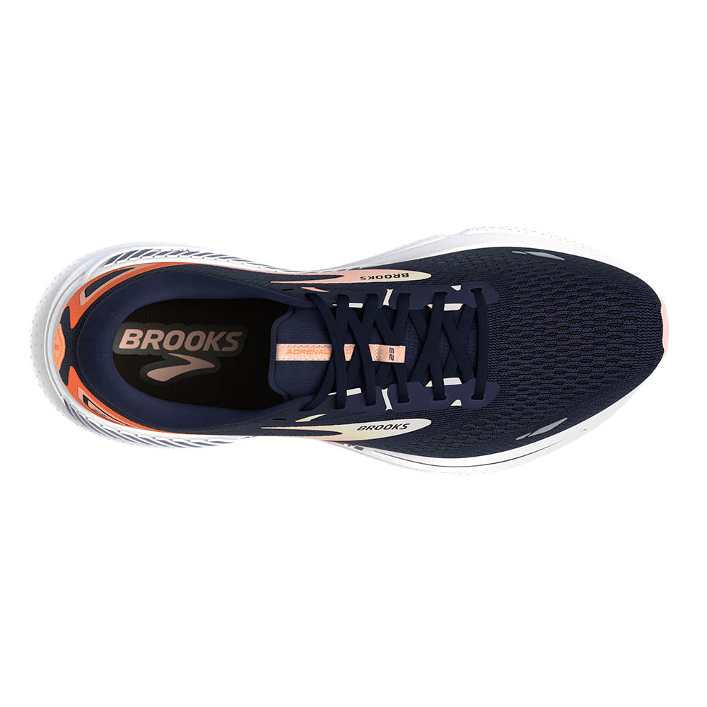 Brooks Adrenaline GTS 23 Dame - Peacoat/Tangerine/Peach - Endurance Sport