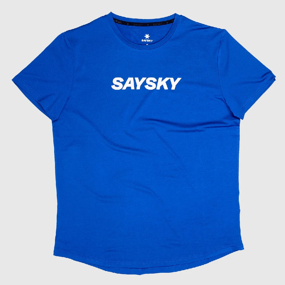 SAYSKY Logo Pace T-shirt  - Blue - Endurance Sport