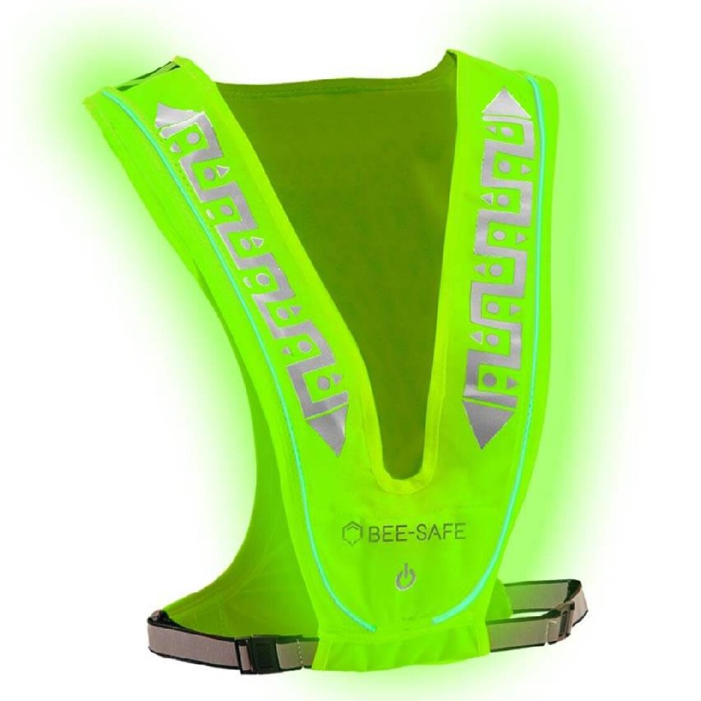 Bee Sport LED Vest USB - Lime - Endurance Sport
