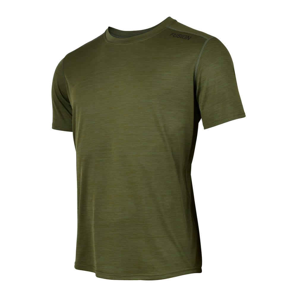 Fusion Mens C3 T shirt 0273 Green front WEB