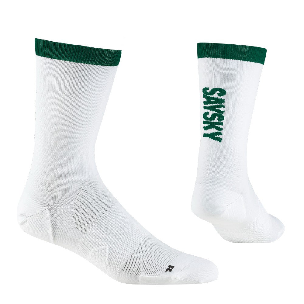 SAYSKY Running Socks - White/Botanical Garden - Endurance Sport