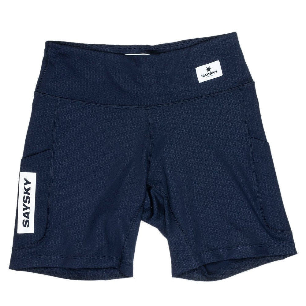 SAYSKY Pace Short Tights dame - Maritime Blue Embossed - Endurance Sport