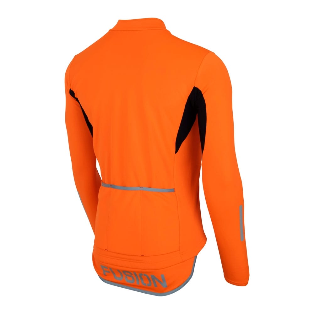 s3 cycling jacket 900039 orange back web