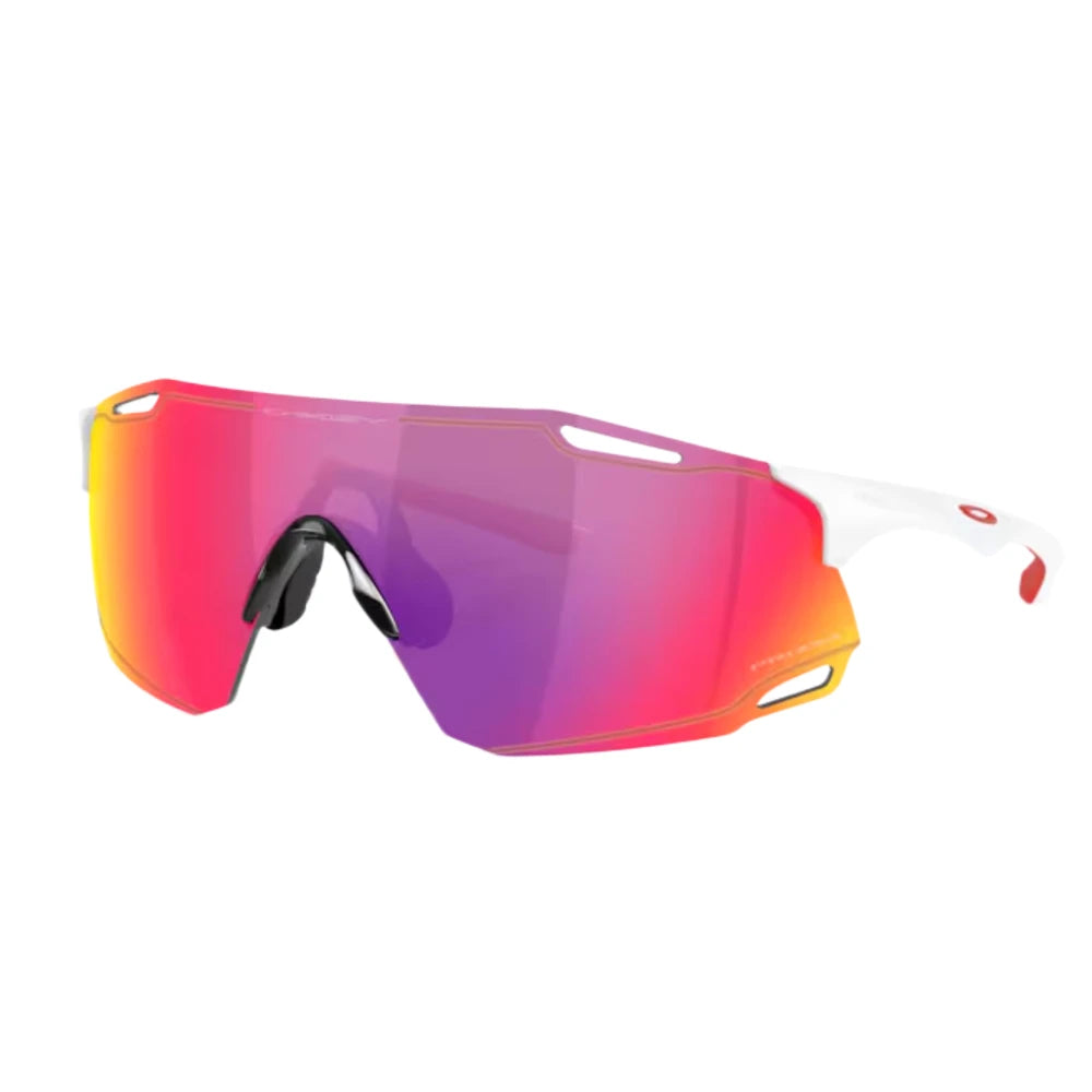 Oakley Cybr Dyno - Polished White / Prizm Road - Endurance Sport