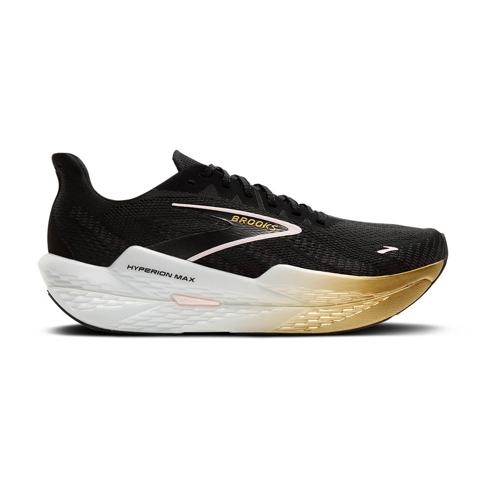 Brooks Hyperion Max 2 Dame - Black/Gold/Pink - Endurance Sport