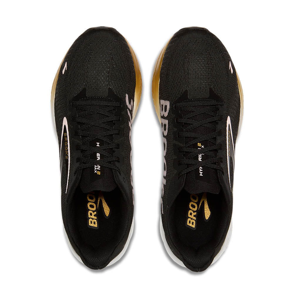 Brooks Hyperion Max 2 Dame - Black/Gold/Pink - Endurance Sport
