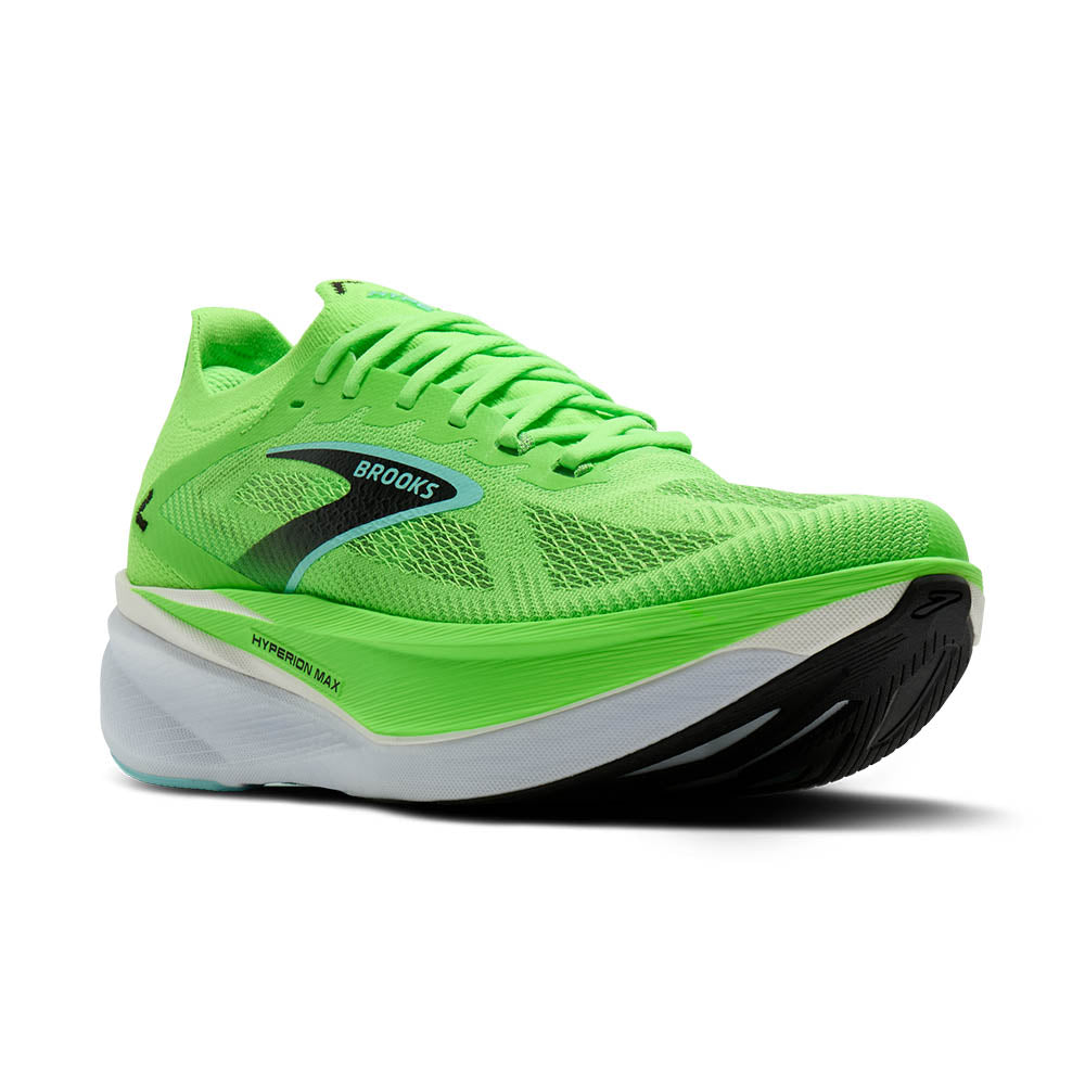 Brooks Hyperion Max 3 Herre - Green Gecko/Black/Blue - Endurance Sport
