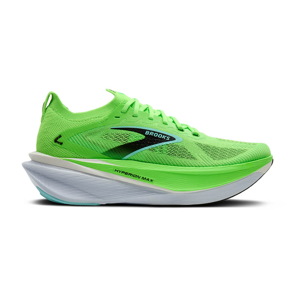 Brooks Hyperion Max 3 Herre - Green Gecko/Black/Blue - Endurance Sport
