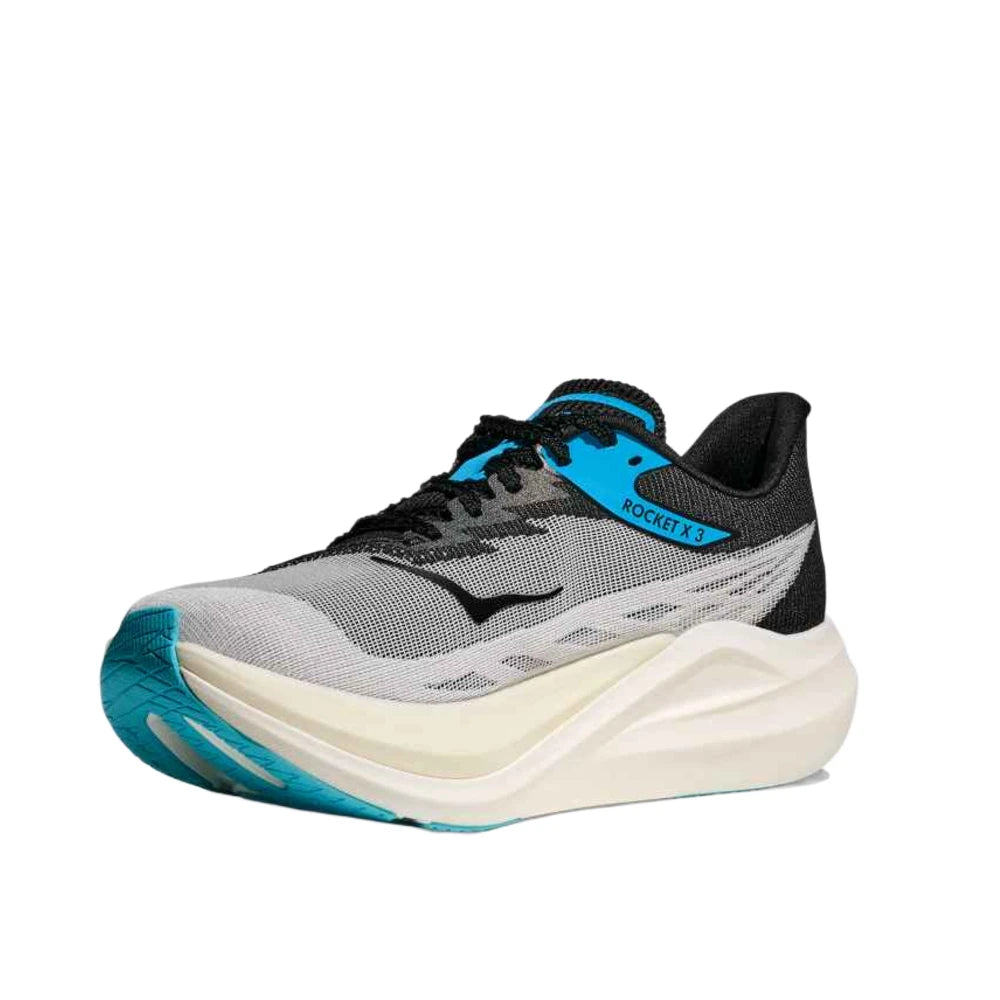 Hoka Rocket X 3 Unisex - White/Black - Endurance Sport