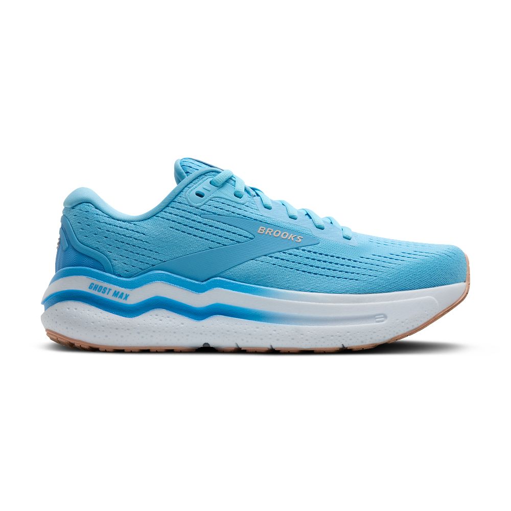 Brooks Ghost Max 2 Dame - Baltic Sea/Bonnie Blue/Peach - Endurance Sport