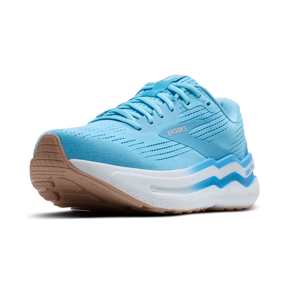 Brooks Ghost Max 2 Dame - Baltic Sea/Bonnie Blue/Peach - Endurance Sport