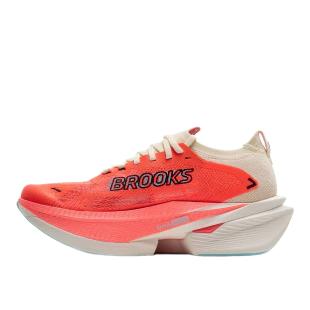 Brooks Hyperion Max 3 Dame - Coconut/Fiery Coral/Atomizer - Endurance Sport