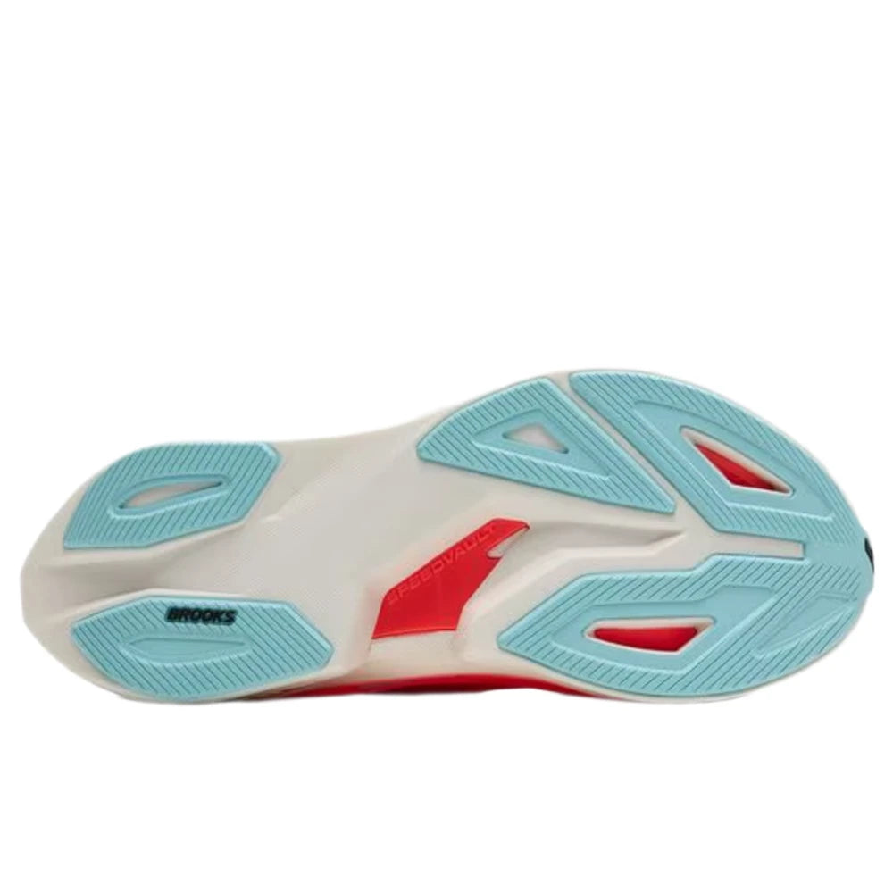 Brooks Hyperion Max 3 Dame - Coconut/Fiery Coral/Atomizer - Endurance Sport