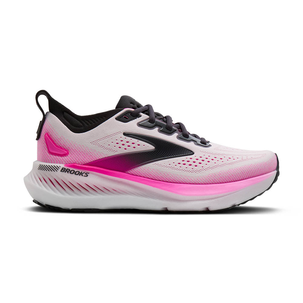 Brooks Glycerin GTS 23 Dame - White/Phantom/Cyber Pink - Endurance Sport