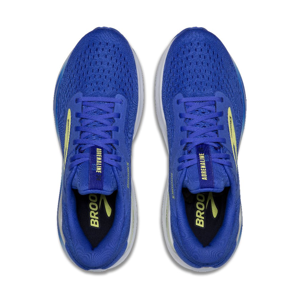 Brooks Mens Adrenaline GTS 24 - Cobalt/Neo Yellow/Peacoat - Endurance Sport