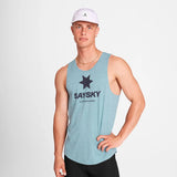 SAYSKY Logo Combat Pro Singlet - Blue