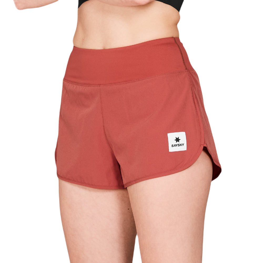 SAYSKY Pace short 3" Dame - Red - Endurance Sport