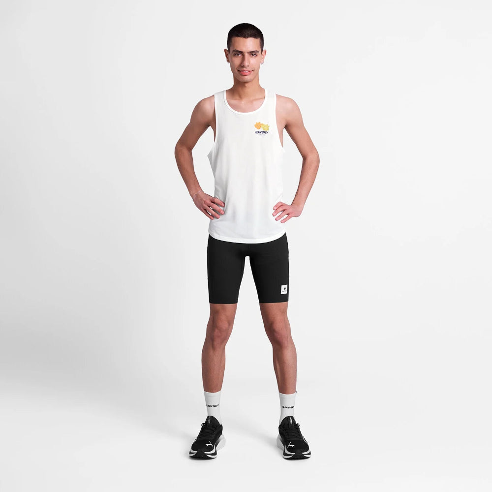 SAYSKY Flower Combat Singlet - White - Endurance Sport