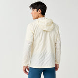 Brooks Canopy Reflective Jacket - Reflective Wordmark Bone