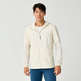 Brooks Canopy Reflective Jacket - Reflective Wordmark Bone