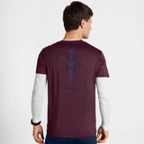 SAYSKY Statement Pace T-Shirt - Burgundy