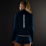 Brooks Womens Thermal Reflective 1/4 Zip - Indigo Reflective