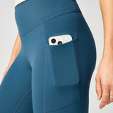 Brooks Womens Thermal Reflective Tight - Indigo/Reflective