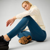 Brooks Womens Thermal Reflective Tight - Indigo/Reflective