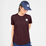 SAYSKY W Clean Combat Pro T-Shirt - Burgundy