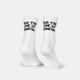 Saysky Combat High Socks - White: For the Love of Running