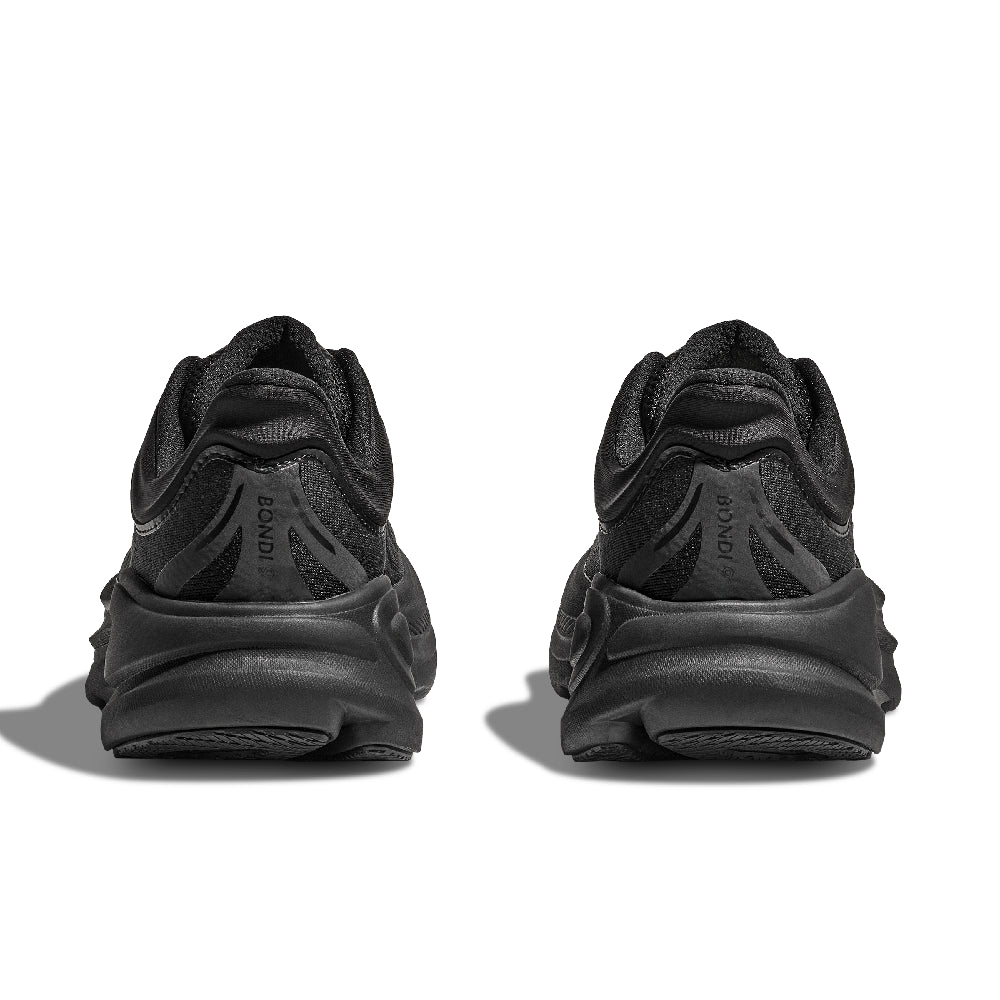 Hoka Bondi 9 Dame - Black / Black - Endurance Sport