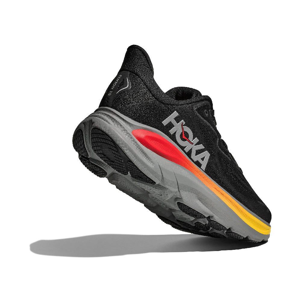 Hoka Clifton 10 Herre - Black / Galactic Grey - Endurance Sport