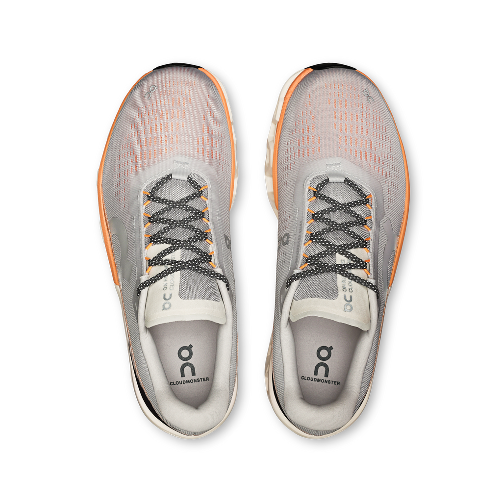 On Cloudmonster 2 Herre - Glacier/Tangerine - Endurance Sport