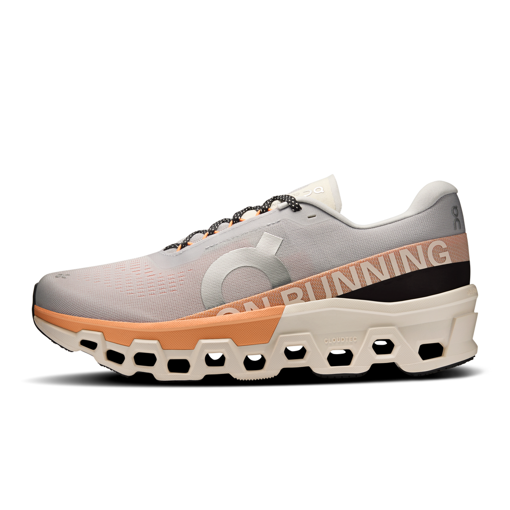 On Cloudmonster 2 Herre - Glacier/Tangerine - Endurance Sport