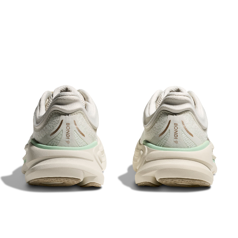 Hoka Bondi 9 Dame - Truffle Salt / Sea Glass - Endurance Sport