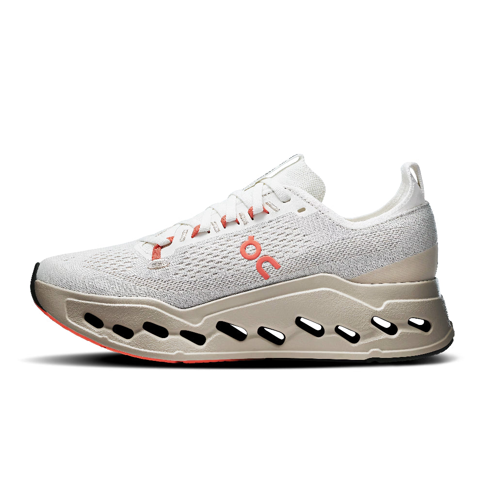 On Cloudsurfer Max Dame - Ivory/Salmon - Endurance Sport