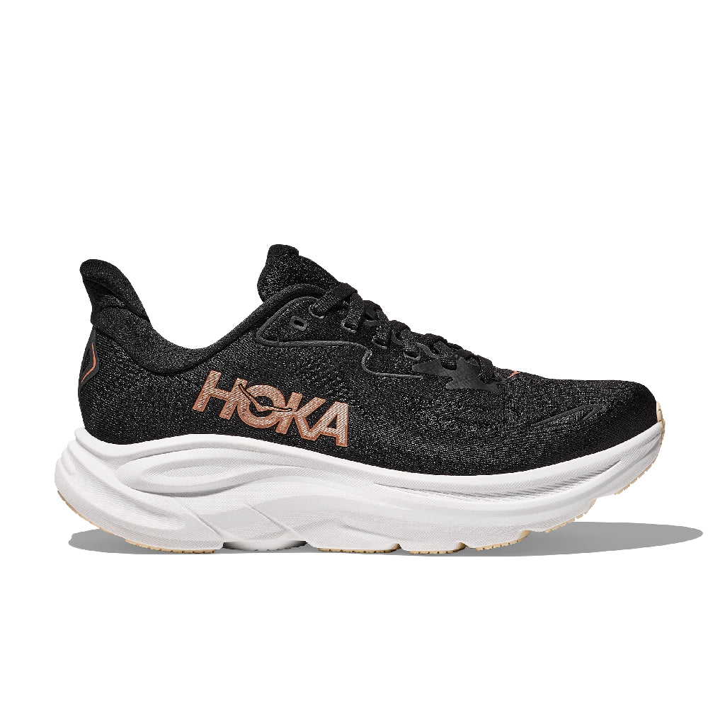 Hoka Clifton 10 Dame -Black / Rose Gold - Endurance Sport
