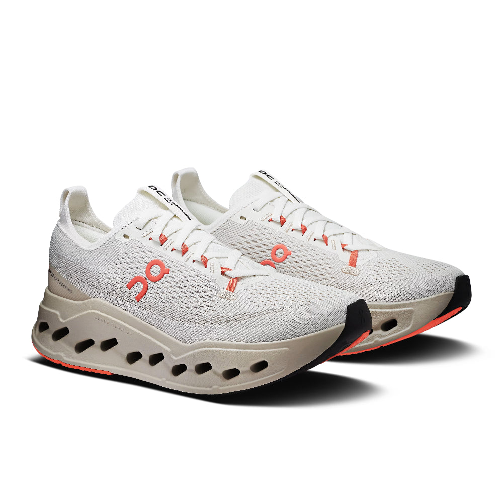 On Cloudsurfer Max Dame - Ivory/Salmon - Endurance Sport