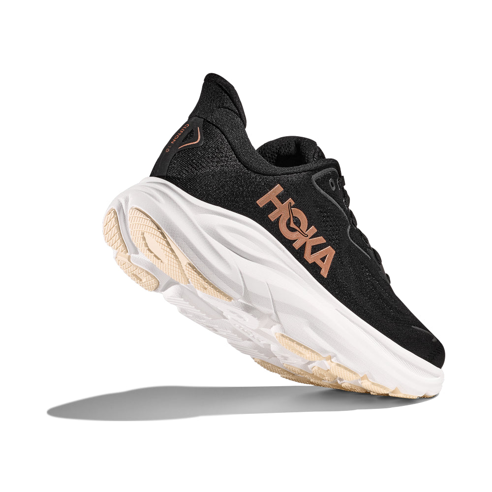 Hoka Clifton 10 Dame -Black / Rose Gold - Endurance Sport