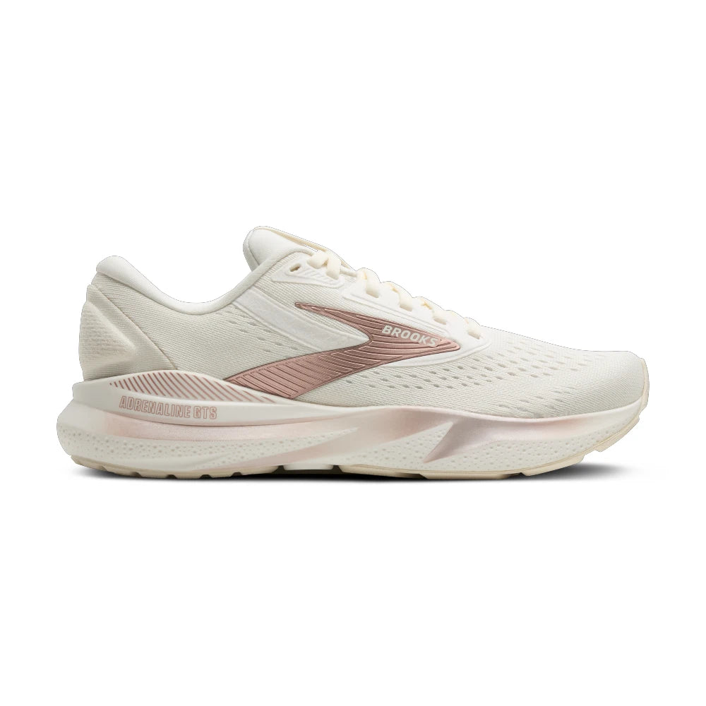 Brooks Adrenaline GTS 24 Dame - Coconut/Rose Gold/White - Endurance Sport