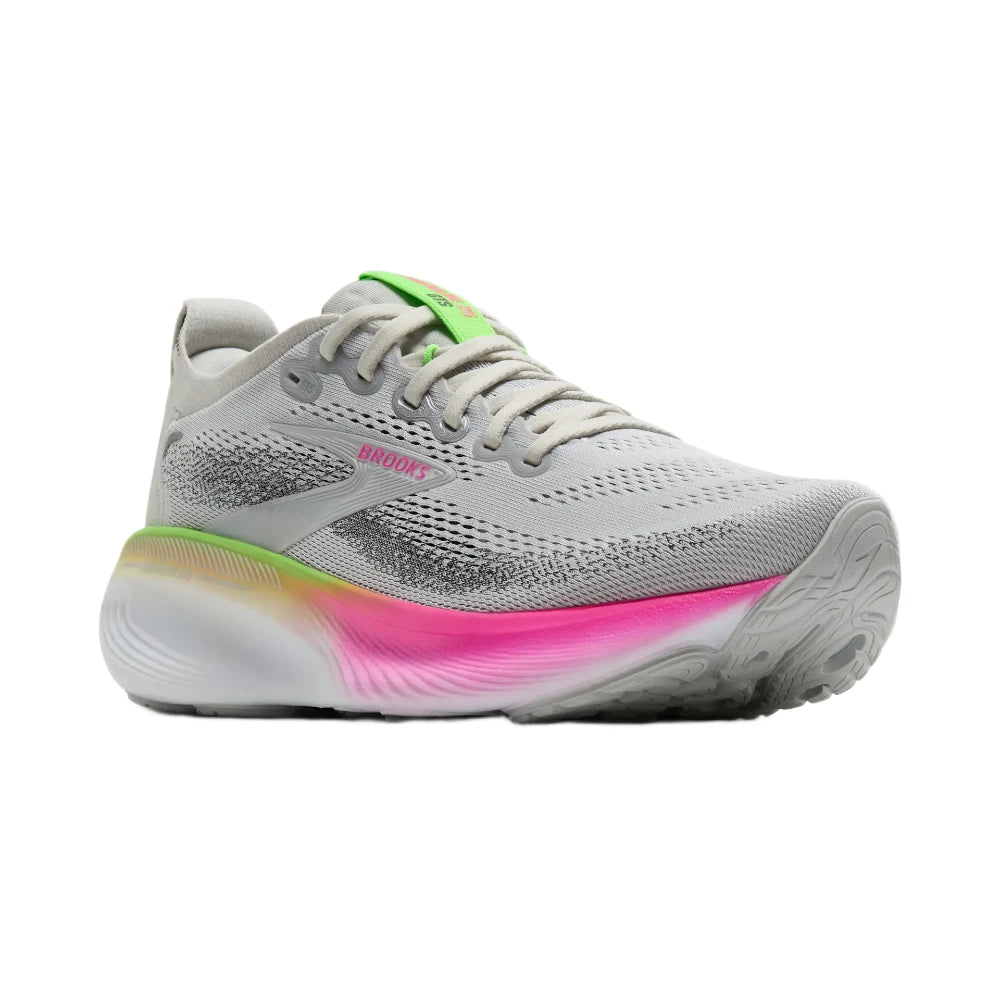 Brooks Adrenaline GTS 25 Dame - Oyster/Pink/Green - Endurance Sport