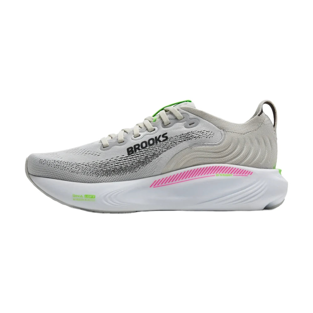 Brooks Adrenaline GTS 25 Dame - Oyster/Pink/Green - Endurance Sport