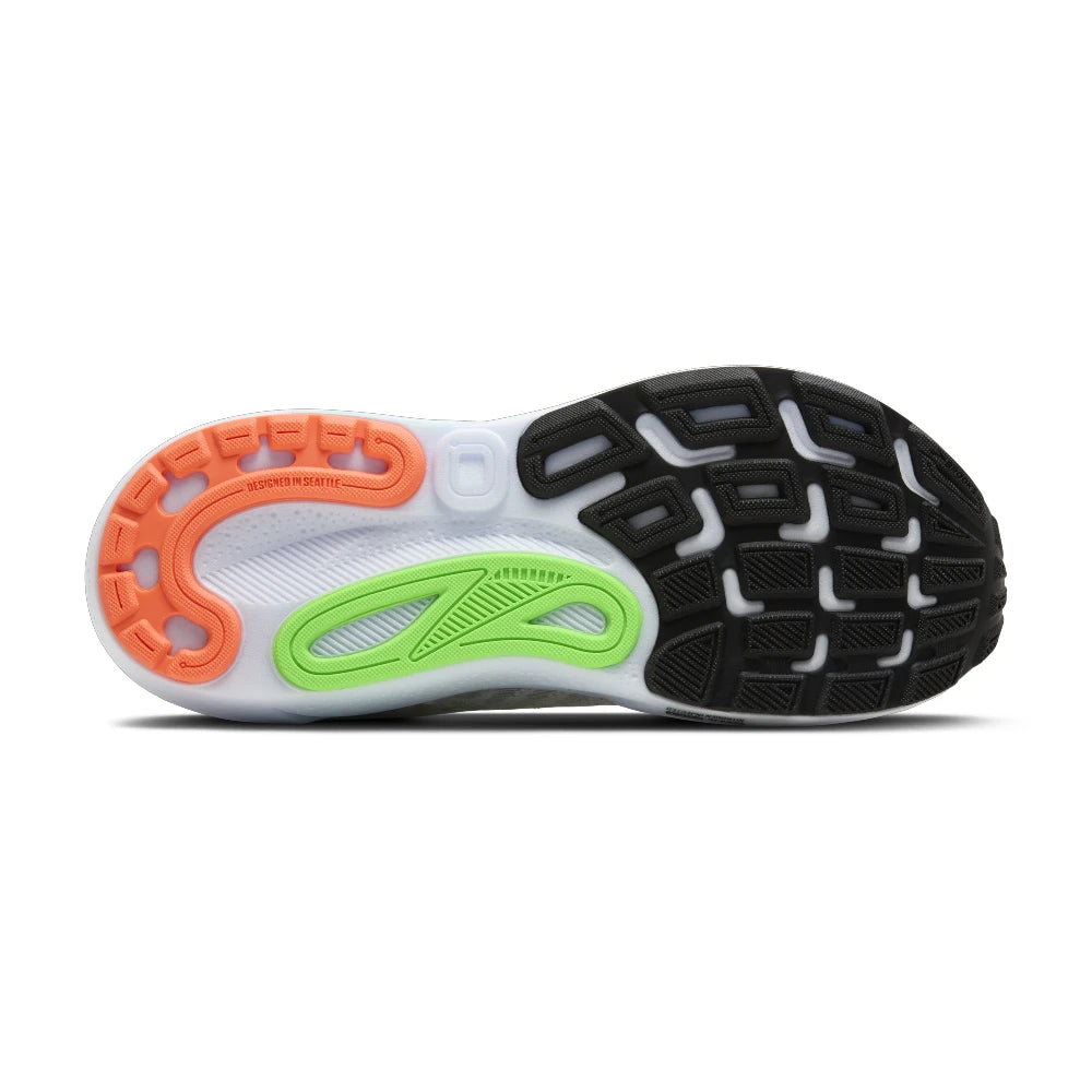 Brooks Mens Adrenaline GTS 24 - White/Gecko/Atomizer - Endurance Sport