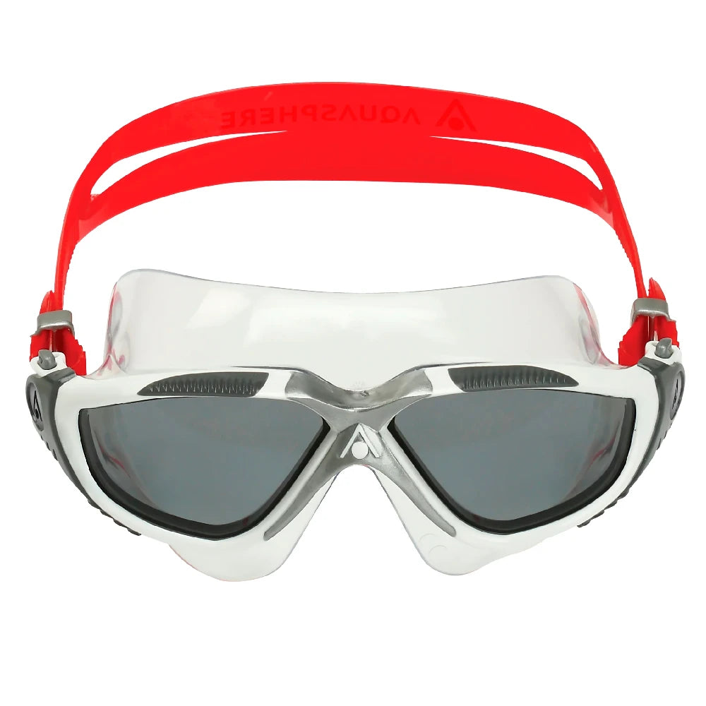 AquaSphere Vista White/Grey - Dark Lens - Endurance Sport