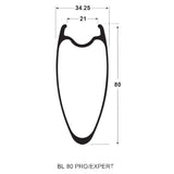 Reynolds Black Label 80 Expert TL DB - Endurance Sport