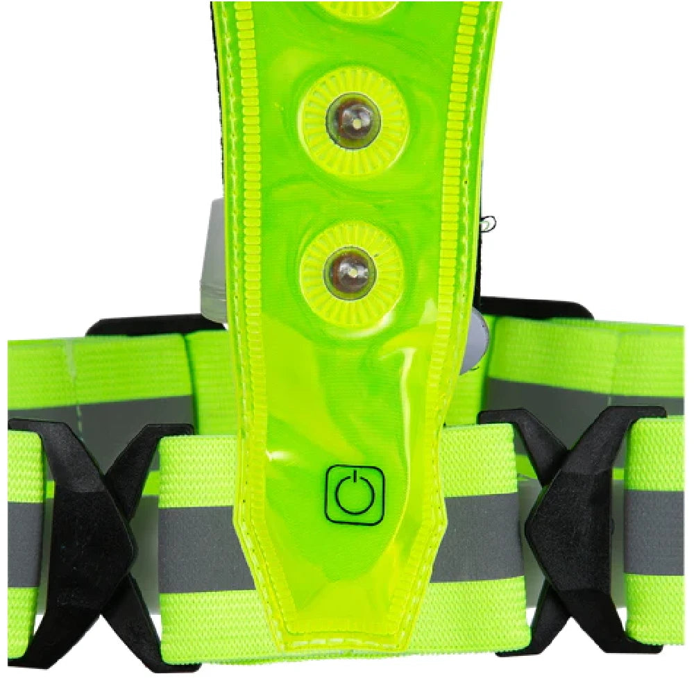 Bee Sport LED Harness USB - Lime - Endurance Sport