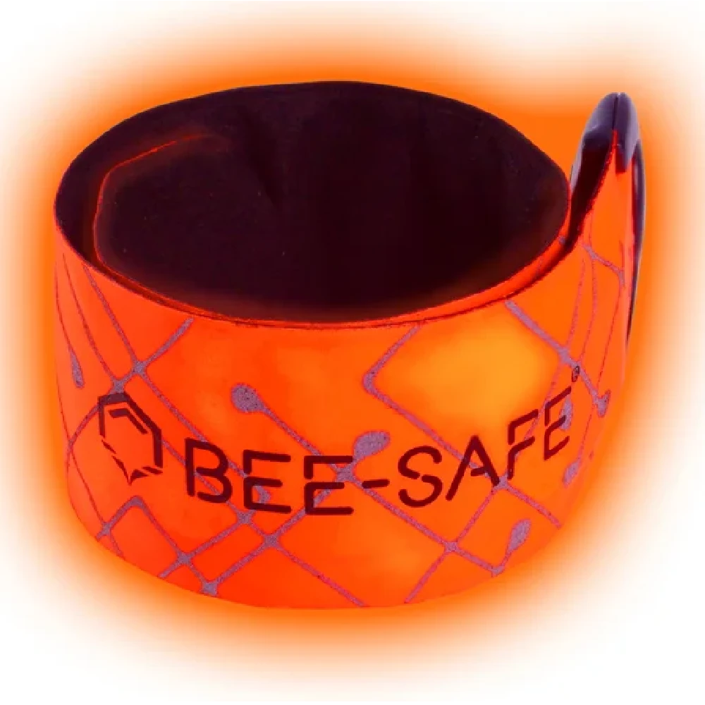 Bee Safe LED Click Band USB - Orange - Endurance Sport