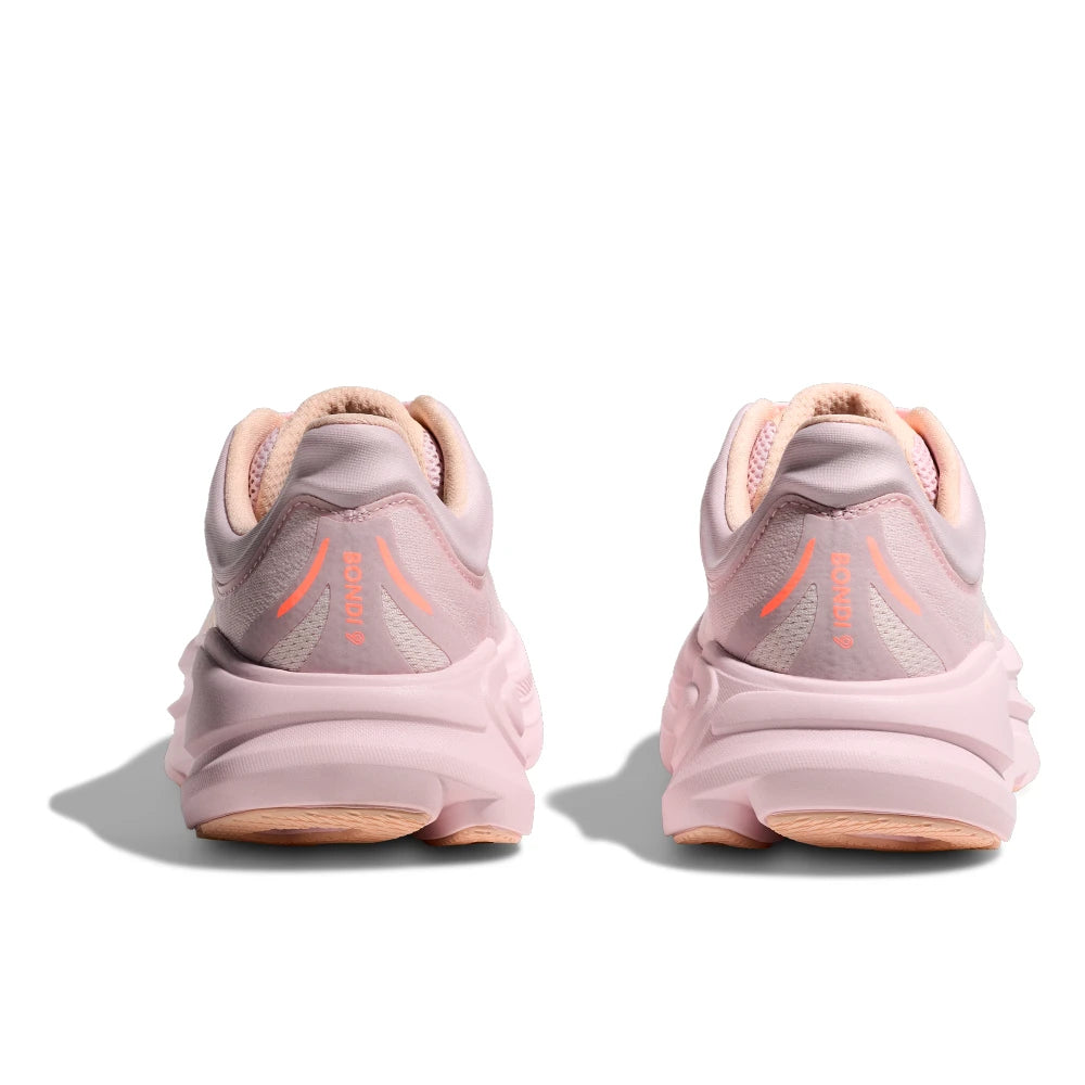 Hoka Bondi 9 Dame - Liliac Cream / Tangerine Glow - Endurance Sport