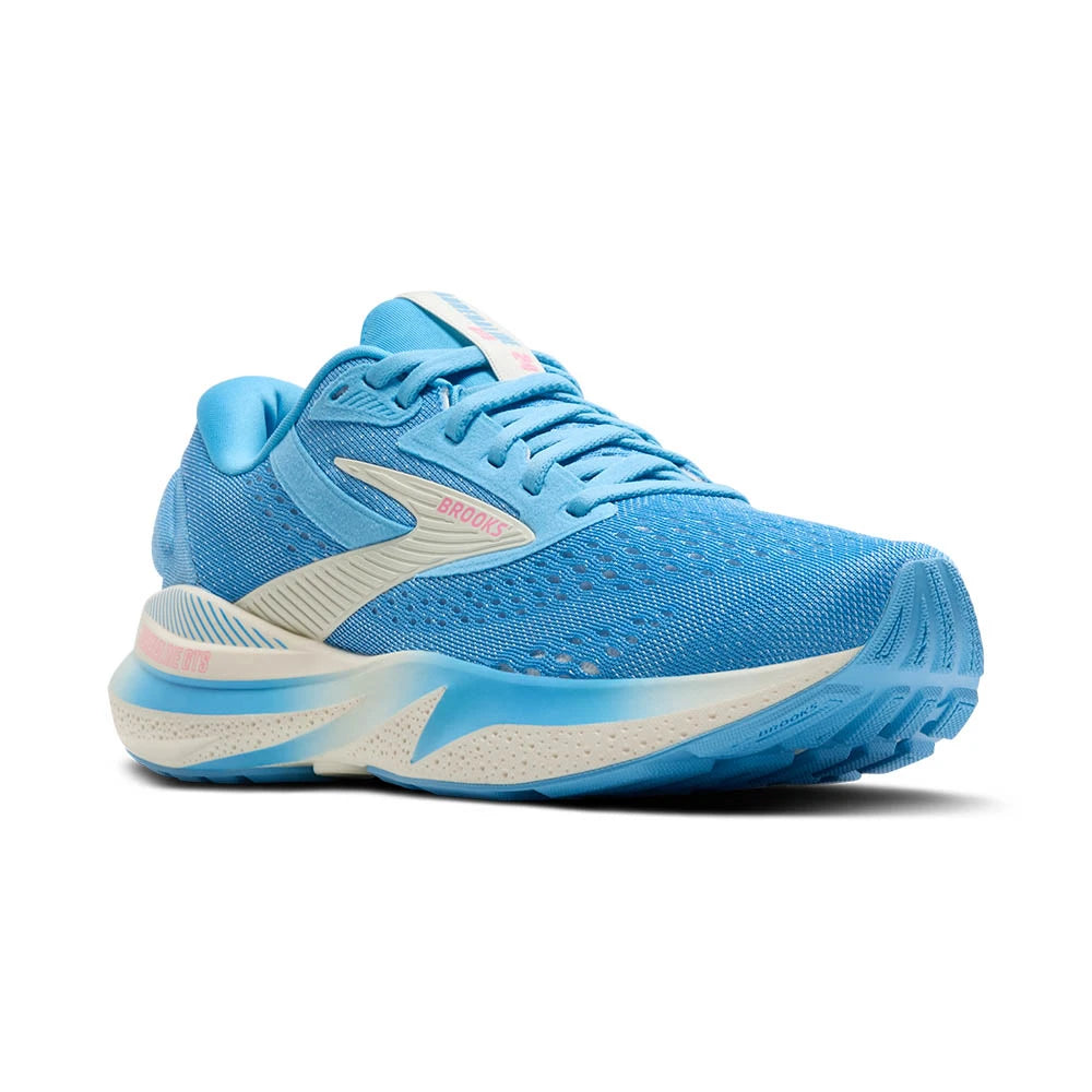 Brooks Adrenaline GTS 24 Dame - Bonnie Blue/Grey/Pink - Endurance Sport