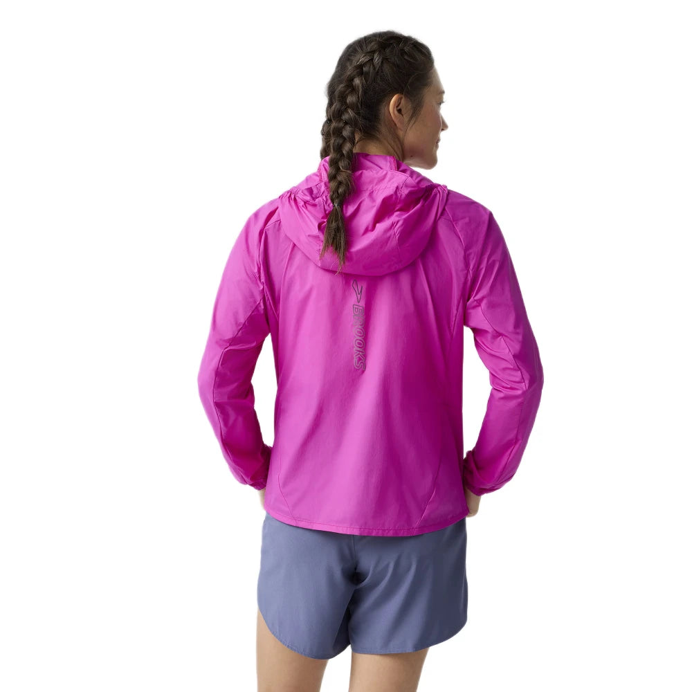 Brooks Canopy Packable Jacket - Magenta - Endurance Sport
